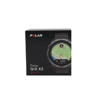 3. Polar Grit X2 3,25 cm (1.28") AMOLED 44.7 mm Cyfrowy 416 x 416 px Ekran dotykowy Czarny GPS