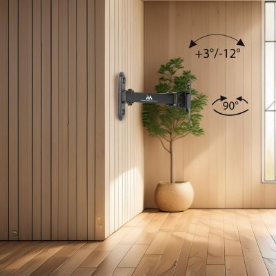 12. MACLEAN UCHWYT DO TELEWIZORA LUB MONITORA MAX. VESA 100X100, 13-32", 30KG, CZARNY MC-416