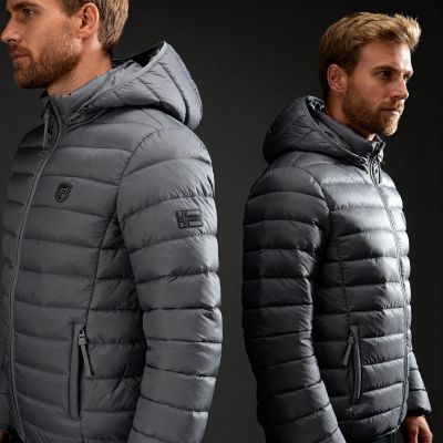 6. Kurtka męska Geographical Norway AMIGOTAL HOOD DB DGREY MEN 233 DARK GREY (WZ5179H/GN-GRIS FONCÉ)