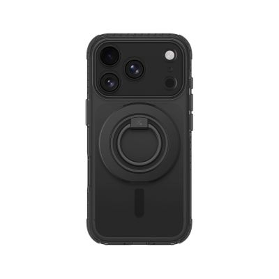 4. Etui AMAZINGTHING Titan Pro Lens Ring Set na iPhone 18 Pro z osłoną aparatu i ringiem magnetycznym kompatybilne z MagSafe - czarne