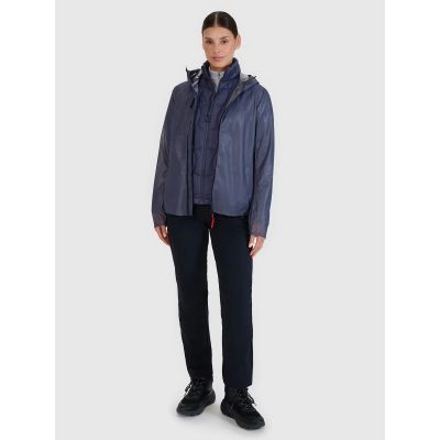 7. Kurtka puchowa trekkingowa z wypełnieniem Primaloft Silver damska 4F 4FWSS25TDJAF531-22S