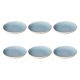 ROSE&TULIPANI CONCERTO FUSE AZZURRO Zestaw 6 talerzy do zupy 21 cm