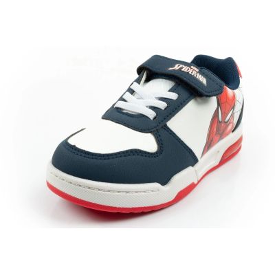 3. Leomil buty sportowe dziecięce sneakersy Spiderman lekkie na rzep LED białe