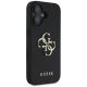 4. Etui Guess Grained Big 4G Logo Small Classic Logo na iPhone 16 - czarne