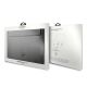4. Pokrowiec Guess Saffiano Triangle Logo na laptopa 14'' - srebrny