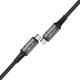 2. Kabel Acefast C1-09 USB-C / USB-C USB4 PD3.1 5A 1m - szaro-czarny