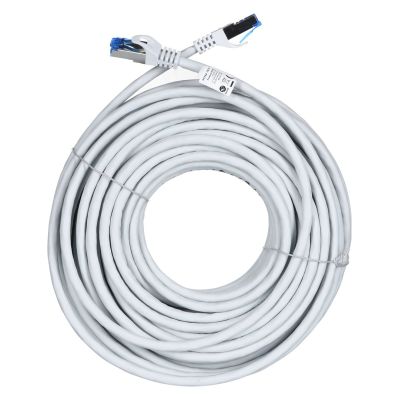2. LANBERG PATCHCORD S/FTP KAT.6A 20M SZARY LSZH CCA (FLUKE PASSED) PCF6A-10CC-2000-S