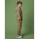 5. Bluza dresowa loose z kapturem chłopięca 4F 4FJRSS26TSWSM3051-83S