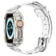 2. Etui z paskiem Spigen Rugged Armor Pro na Apple Watch Ultra (49 mm) - przezroczyste