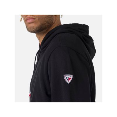12. Bluza Rossignol LOGO SWEAT HOOD FL czarny