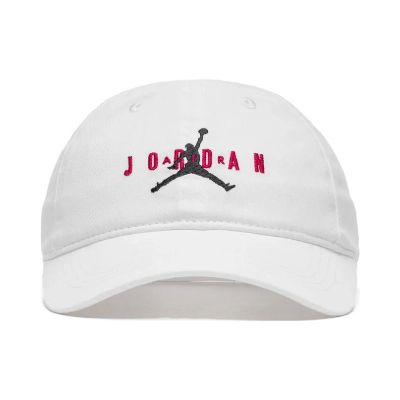 Czapka z daszkiem dziecięca Air Jordan Jan Curve Brim Biała - 9A0569-001