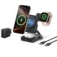 4. Ładowarka bezprzewodowa Baseus PicoGo AF21 3w1 Qi2.2 35W z zasilaczem EU 45W i kablem USB-C 1m - czarna