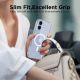 4. Etui Tech-Protect FlexAir MagSafe na iPhone 17- przezroczysto-brokatowe