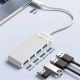 2. Hub USB Orico PAPW4A-C3 4-portowy 4x USB-A 3.0 0,15 m - biały