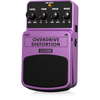 3. Behringer OD300 pedał z efektami Fioletowy, Czarny