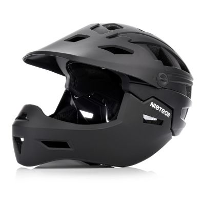 17. Kask rowerowy full-face Meteor Hydra S 51-55 cm czarny