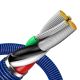 4. Baseus Crystal Shine Series kabel przewód USB do szybkiego ładowania i transferu danych USB Typ A - Lightning 2,4A 2m niebieski (CAJY000103)