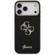3. Etui Guess Fixed Glitter Big 4G Metal Frame na iPhone 17 Pro Max - czarne
