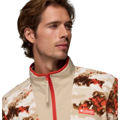 4. Columbia Sequoia Grove Printed Full Zip Fleece 2135511625 Brązowe L