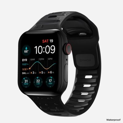 2. Nomad Sport Strap Band Czarny Aluminium, Guma