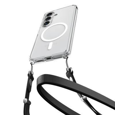 14. Etui Spigen Ultra Hybrid Mag MagSafe na Samsung Galaxy S26+ - przezroczysto-białe