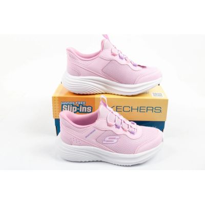 9. Skechers buty dziecięce sportowe Bounder Pro Slip-Ins wsuwane różowe