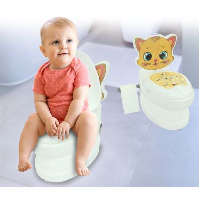 9. Jamara BAY TĂ¶pfchen Katze   21,5cm SitzhĂ¶he Max.25KG weiĂź