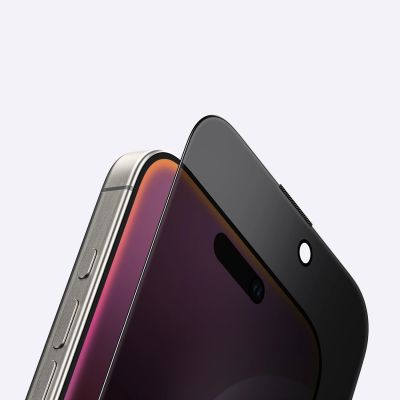 11. Szkło hartowane AMAZINGTHING Titan Privacy Glass prywatyzujące do iPhone 16
