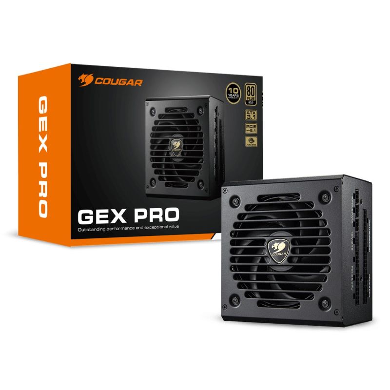 4. COUGAR Zasilacz GEX PRO 850W ATX3.1 / 80 Plus Gold / Modułowy