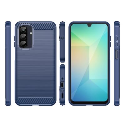 3. Etui silikonowe Carbon Case do Samsung Galaxy A26 - niebieskie