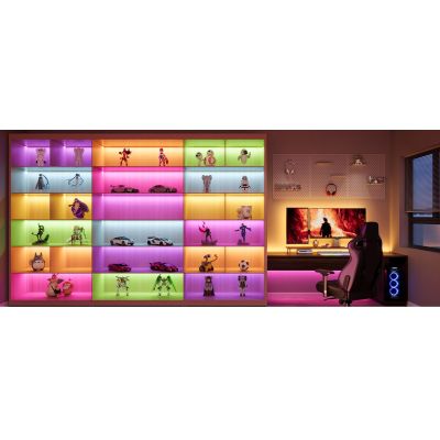 5. Govee Taśma LED Strip Light S 5m RGBIC, Wi-Fi, Bluetooth H612ACD1