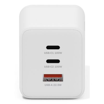 12. Digitus Ładowarka USB GaN 100W, 2x USB-C, 1x USB-A