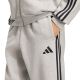 4. Spodnie męskie adidas Essentials 3-Stripes Fleece Tapered Cuffed szare KY4127