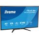 4. iiyama ProLite X4373UHSU-B2 monitor komputerowy 108 cm (42.5") 3840 x 2160 px 4K Ultra HD LED Czarny