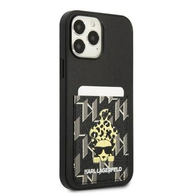 4. Etui Karl Lagerfeld Karlimals Cardslot na iPhone 13 Pro Max - czarne
