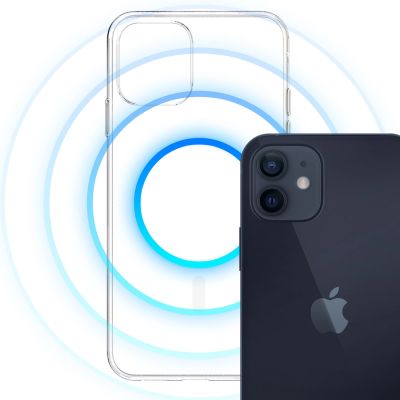 4. Etui 3mk Clear MagCase na Apple iPhone 12/12 Pro - przezroczyste