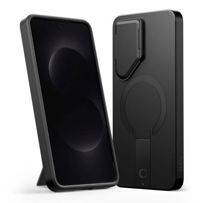 2. Etui Tech-Protect Kevlar Aura MagSafe na Samsung Galaxy S26 - czarno-pomarańczowe