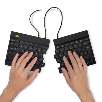 5. R-Go Tools Ergonomiczna klawiatura R-Go Split Break v2 z oprogramowaniem break, QWERTZ_DE, przewodowa, czarna