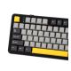 9. Klawiatura gasket F108 Gray+Orange+Deep Gray Volcano switch RGB AULA