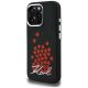 2. Etui Karl Lagerfeld Silicone Heart Sign Logo MagSafe na iPhone 16 Pro - czarne