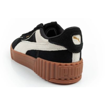 5. Puma buty sportowe damskie trampki Carina 3.0 skórzane czarne modne
