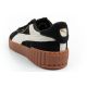 5. Puma buty sportowe damskie trampki Carina 3.0 skórzane czarne modne