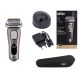 5. Braun Series 9 Pro+ 9615S Golarka foliowa Przycinarka Czarny, Szary