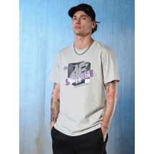 T-shirt regular z nadrukiem męski 4F 4FRSS26TTSHM3657-27S
