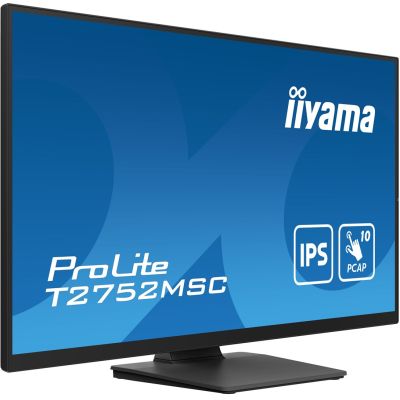 17. Monitor iiyama ProLite T2752MSC-B1 komputerowy 68,6 cm (27") 1920 x 1080 px Full HD LED Ekran dotykowy Czarny