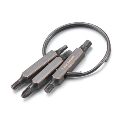 Multitool Rockbros VK-ARCO3 ROAD TO SKY brelok 6w1 - brązowy
