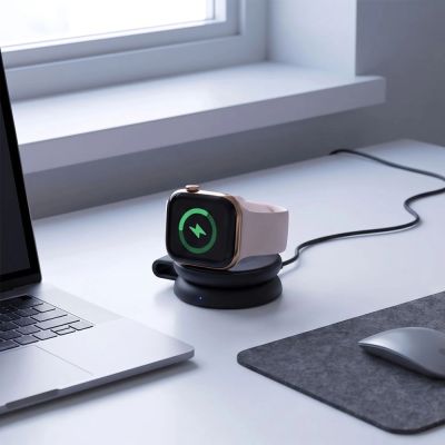 10. Ładowarka bezprzewodowa Tech-Protect A55 2in1 MagSafe 25W QI2.2 + kabel USB-C / USB-C 100 cm - czarna