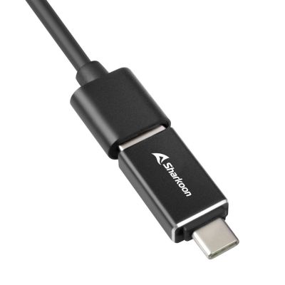 2. Sharkoon 4044951037575 stacja dokująca Bezprzewodowy USB 3.2 Gen 1 (3.1 Gen 1) Type-C Czarny
