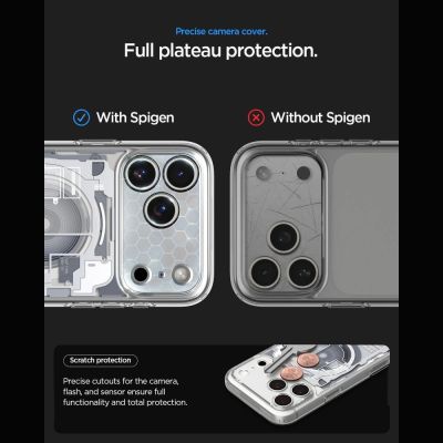 8. Etui Spigen Ultra Hybrid MagSafe Zero One na iPhone 18 Pro Max / 17 Pro Max - białe