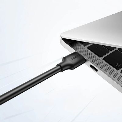 2. Kabel Ugreen US128 10369 USB-A 3.0 / USB-A 3.0 5Gb/s 0.5m - czarny